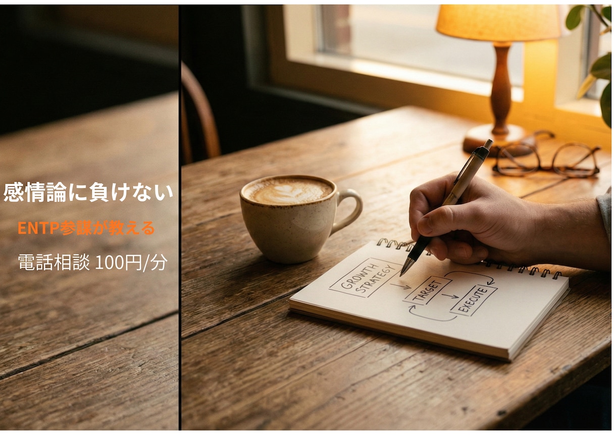 感情的な上司・部下を動かす「論理的」攻略法教えます ENTP参謀が伝授。「正論」が通じない職場の完全攻略ガイド イメージ1