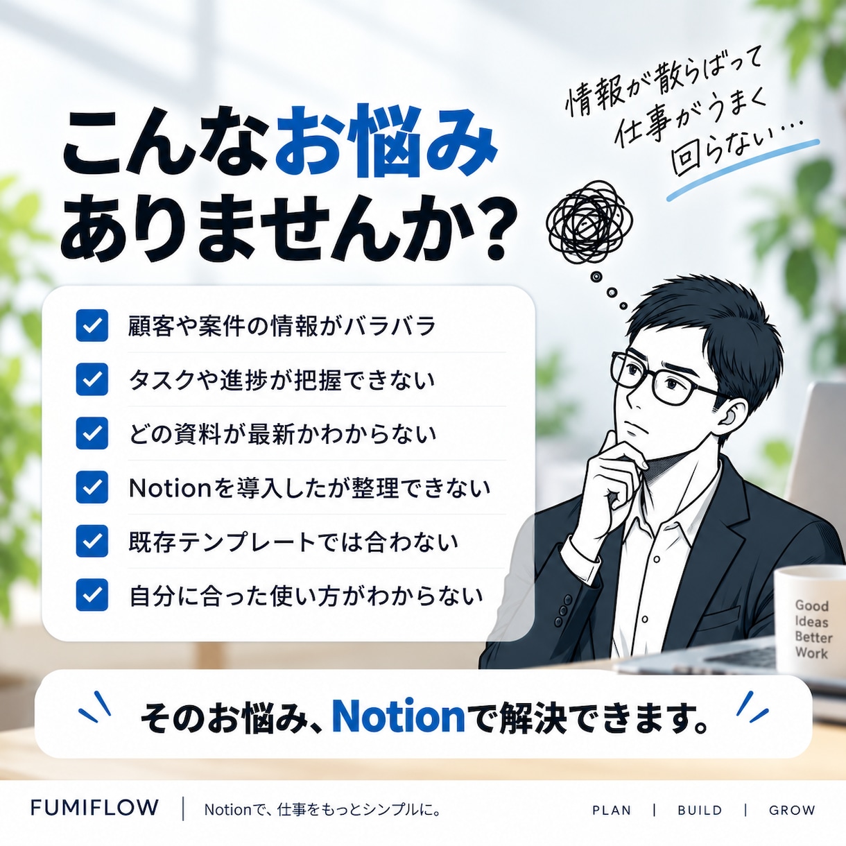 要件に適した最適なNotion環境を構築します 最高水準のカスタム化あなたのビジネスを次のレベルへ導きます。 イメージ2