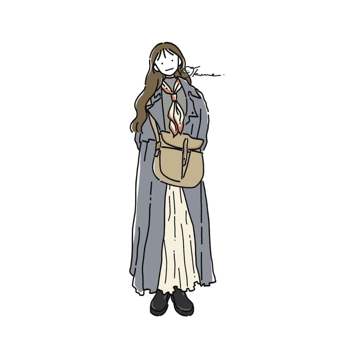 シンプルでお洒落なイラスト制作します アイコン・SNS・動画など様々な用途にてご使用いただけます＊ イメージ4