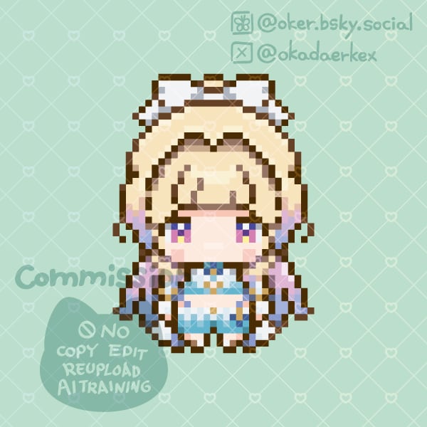Illustratorでドット絵キャラ作成します 50×50ドットキャラを1250px×1250pxPNG納品 イメージ7