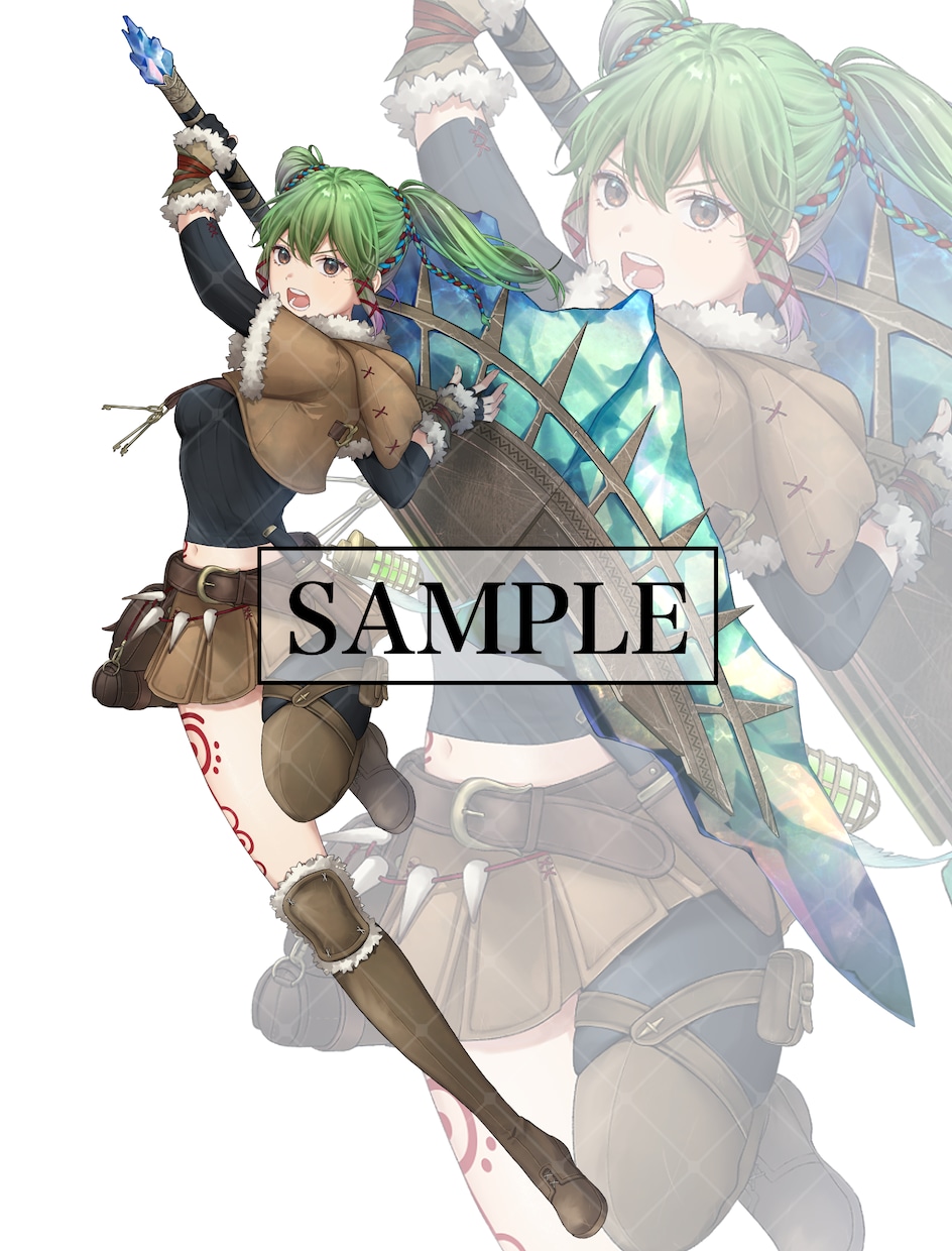 VTuber、TRPG等の立ち絵制作いたします キャラデザ・差分・パーツ分けも対応可能です！ イメージ2