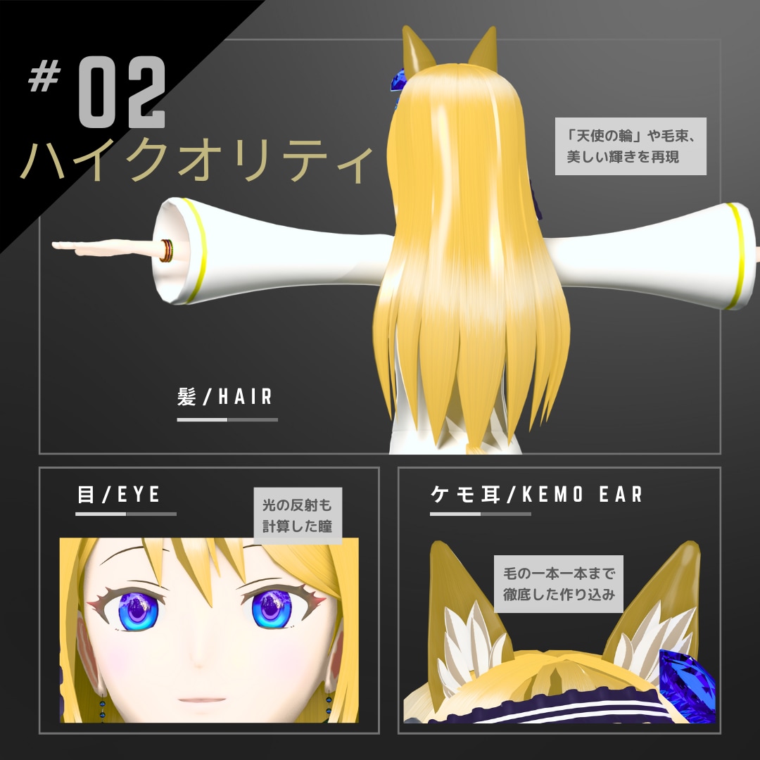 メタバース用のオリジナル3Dアバター作成します フルスクラッチで「オンリーワン」の3Dモデル制作を承ります！ イメージ3