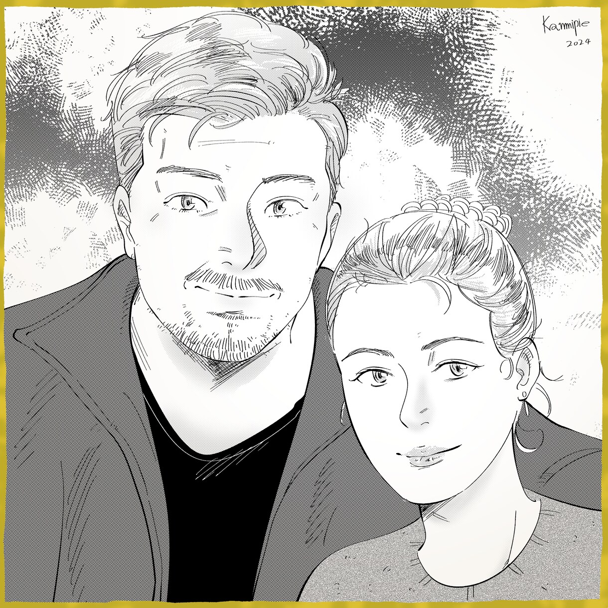 漫画風似顔絵イラスト作成します まるで漫画のワンシーン——魅力を描き出します！ イメージ3