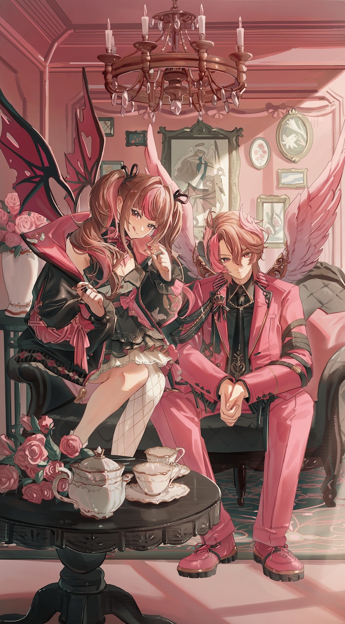 11月納品　商用可　綺麗で繊細なイラスト描きます 立ち絵から一枚絵まで制作可能！気軽にご相談下さい！ イメージ4