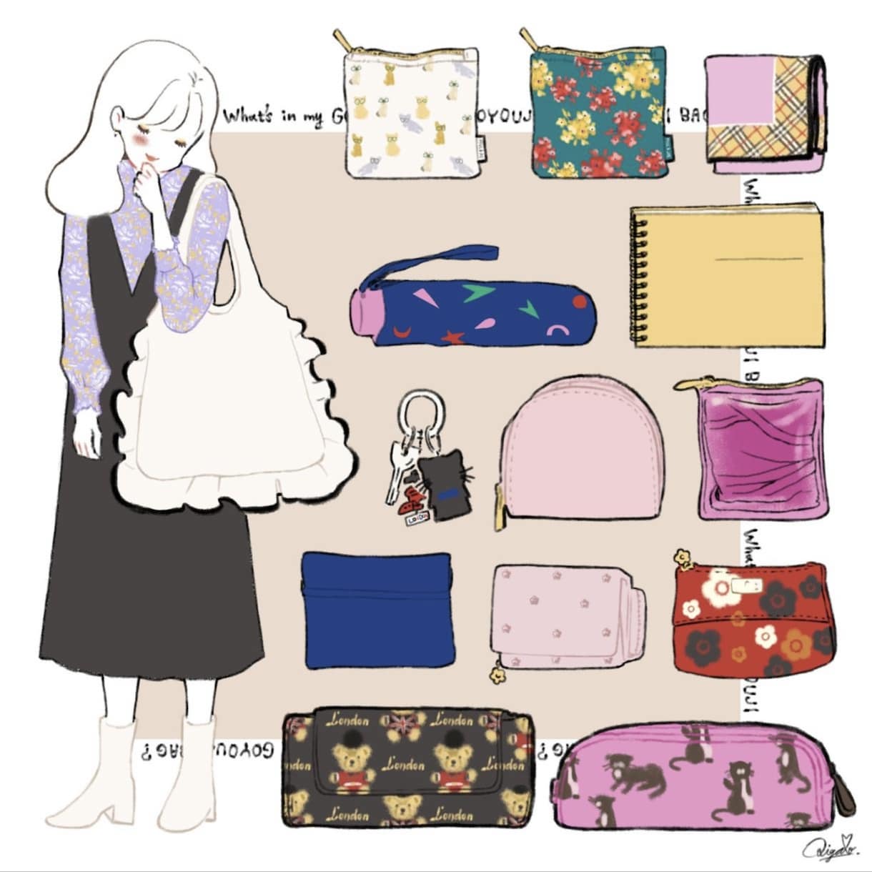 商用◎修正無料！オシャレで可愛いイラスト描きます 美容など女性向け実績多数！広告・挿絵・SNS・商品用イラスト イメージ8
