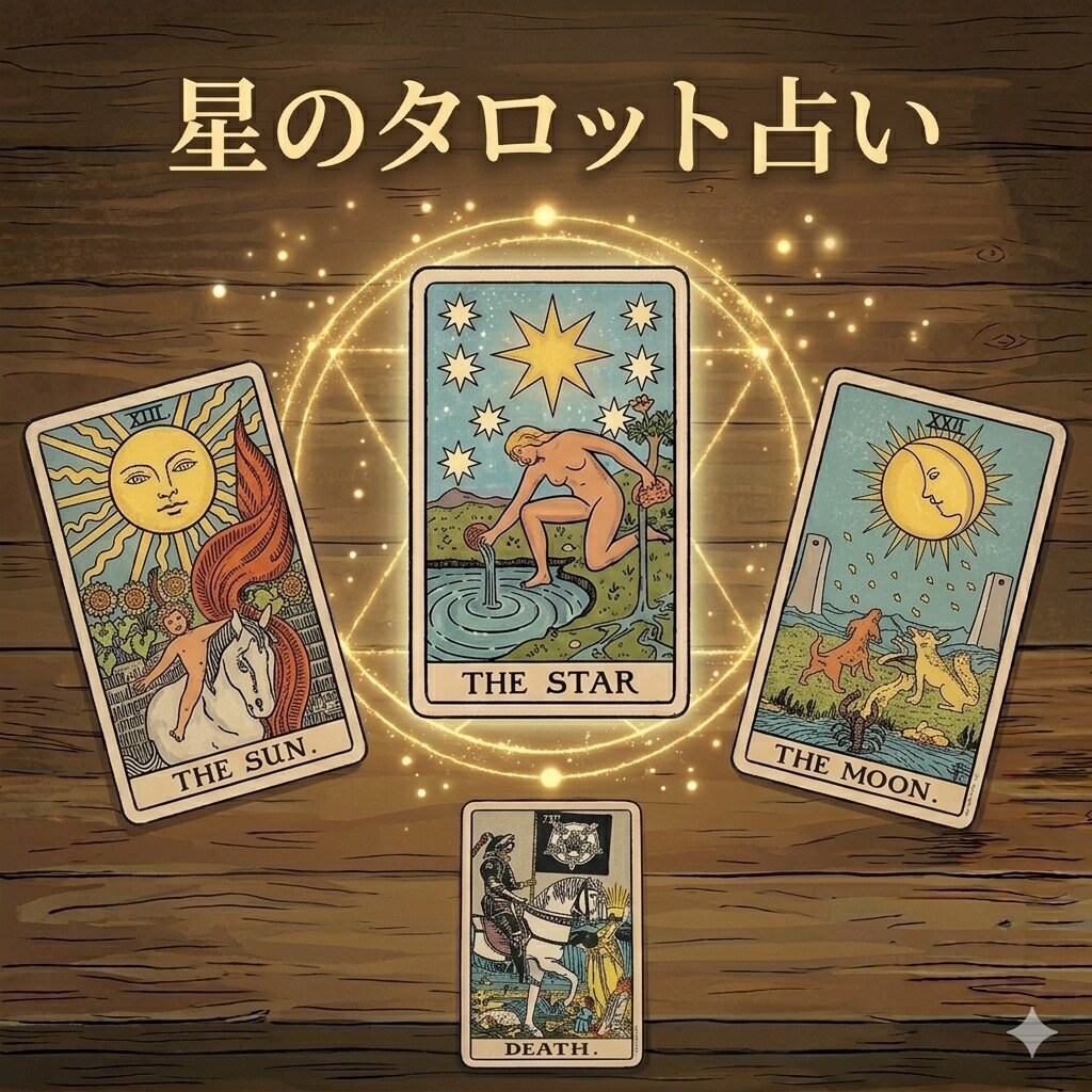 星のタロット占い｜お相手の本音と未来の行方を視ます 片思い・復縁・人間関係…あなたの心を軽くします イメージ1