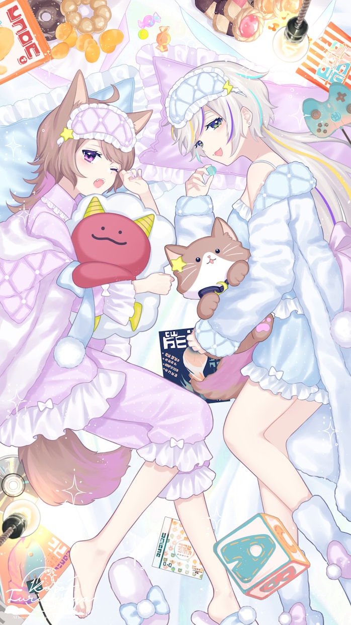 可愛いイラストをお描きします 絡み絵、ストーリー性のある絵が得意です イメージ6