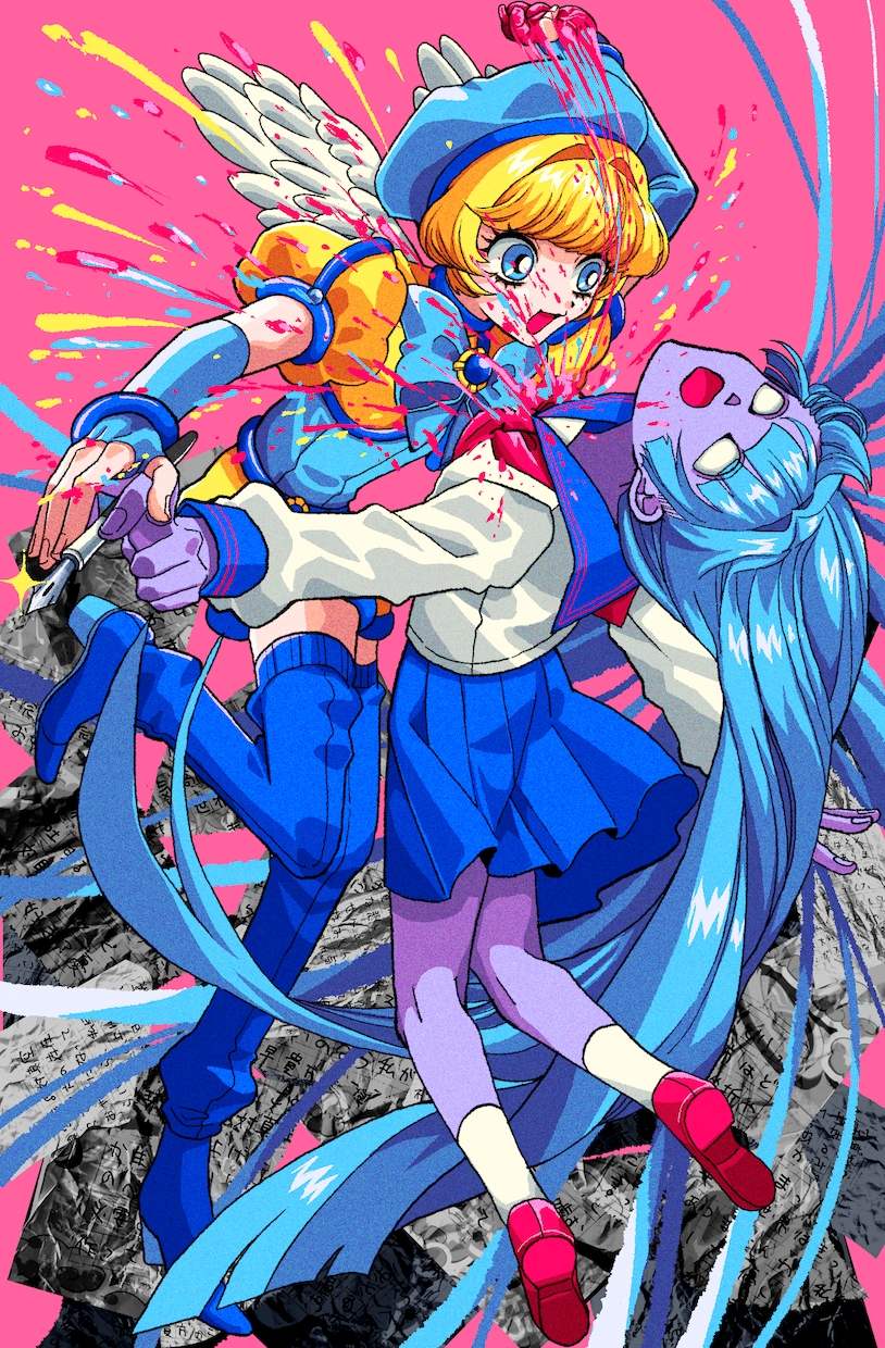 セル画風のレトロイラスト描きます 90年代のアニメのようなレトロ可愛いイラストを描きます イメージ3