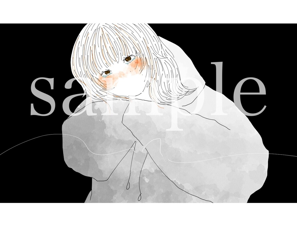 楽曲に合わせてイラスト描きます 歌ってみた/MV/CDジャケット/グッズなどにお使い下さい イメージ5