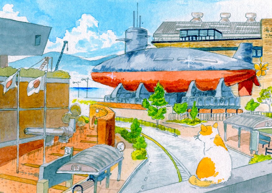 水彩風景イラストをお描きします 制作数１０００枚以上⭐︎あなただけの風景をお描きします♪ イメージ10