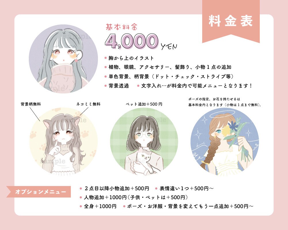 ゆる可愛いアイコンイラストお描きします まわりとちょっと違う雰囲気のかわいいアイコンはいかがですか？ イメージ2