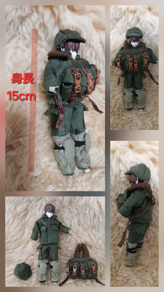 御希望ドールの制服オーダー作成致します 御希望ぬいぐるみに御希望制服の作成オーダー作成致します。 イメージ3