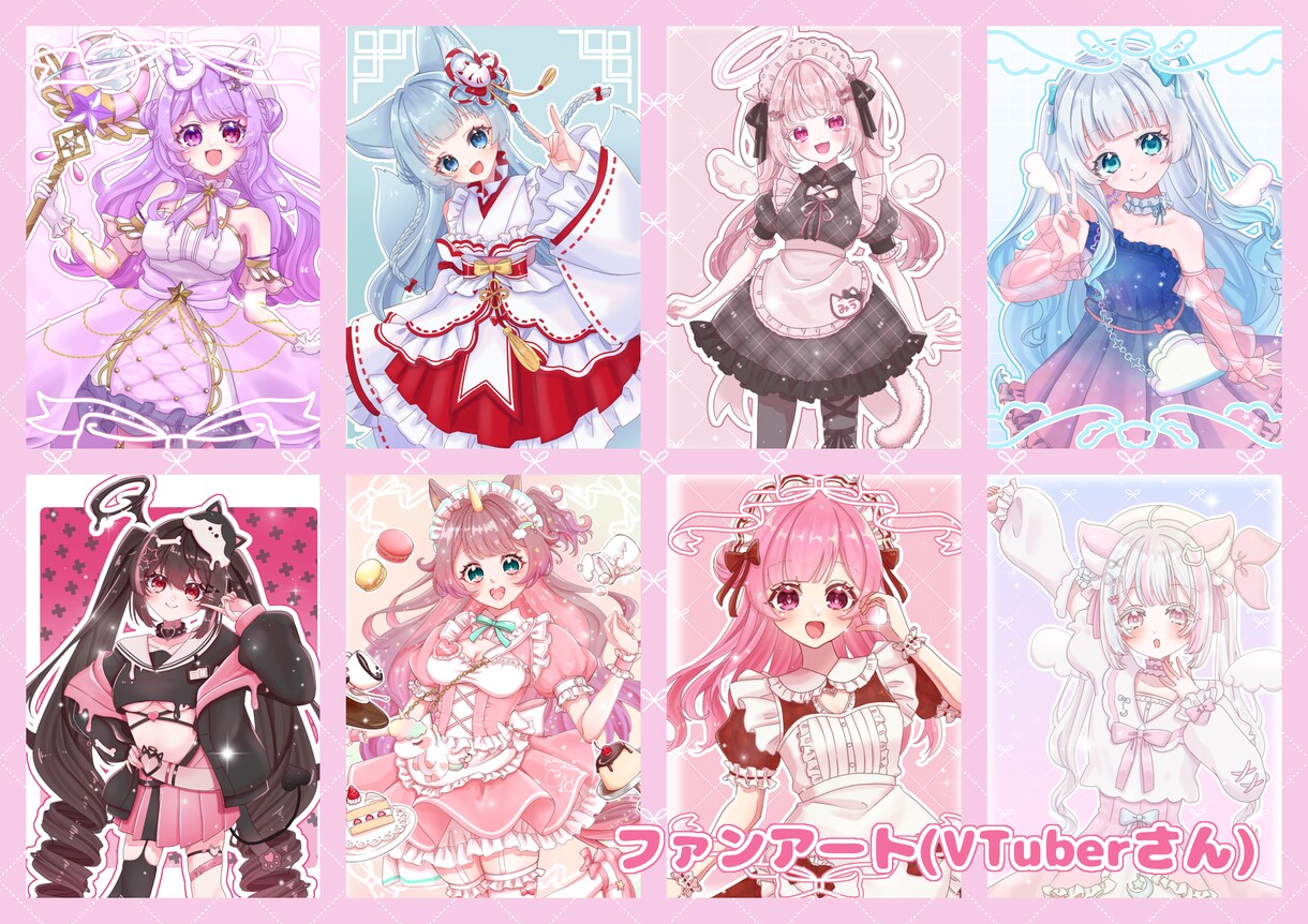かわいい女の子のイラストを描きます MVイラスト歌ってみたイラストなど！グッズ用にも！！ イメージ2