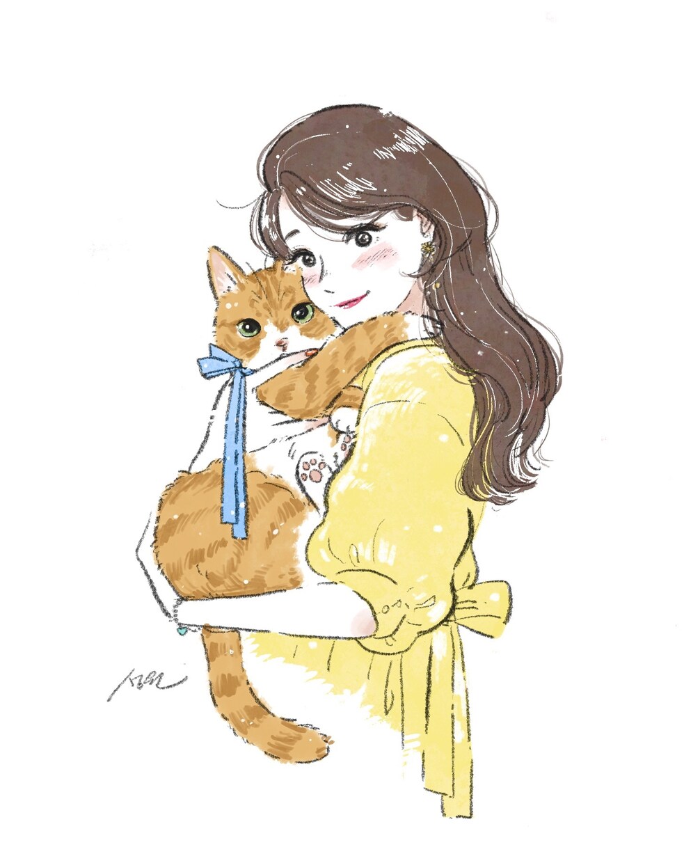 ほんわか可愛い似顔絵描きます SNSアイコン、マイペットとの似顔絵、カップル似顔絵対応！ イメージ5