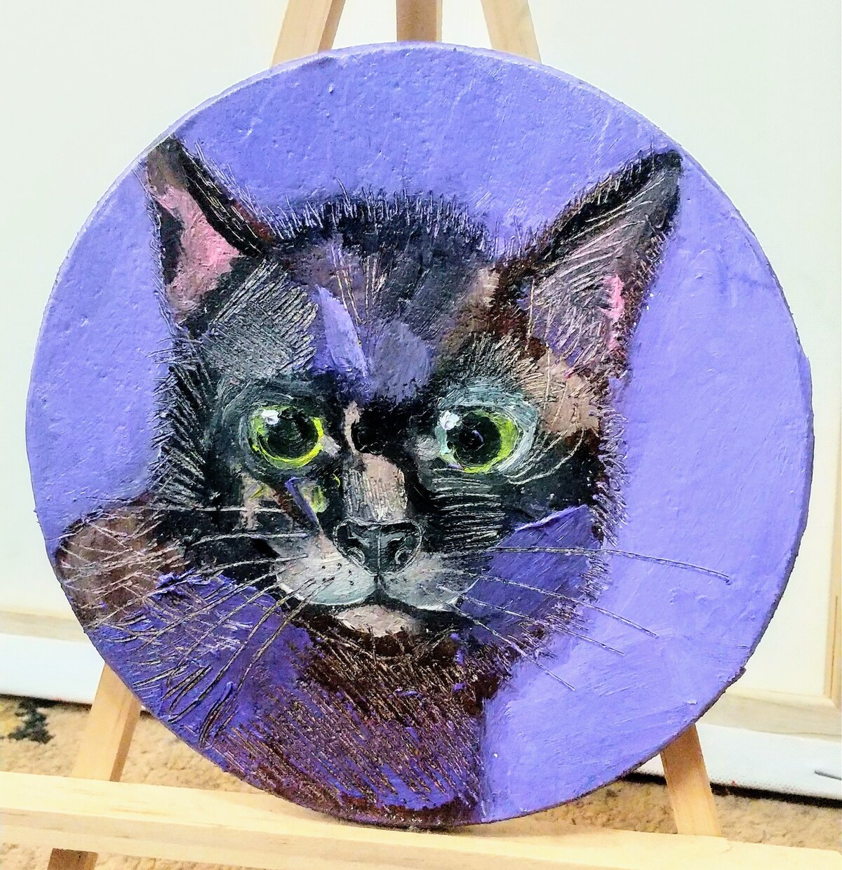 大切なペットちゃんの肖像画を油絵で描きます アートを身近に親しみやすく楽しむ為のお手伝いを致します。 イメージ6