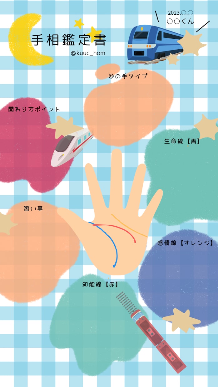お子さんの手相を通して子育て相談聞きます お子さんの手のひらからのメッセージをママに届ける！ イメージ3