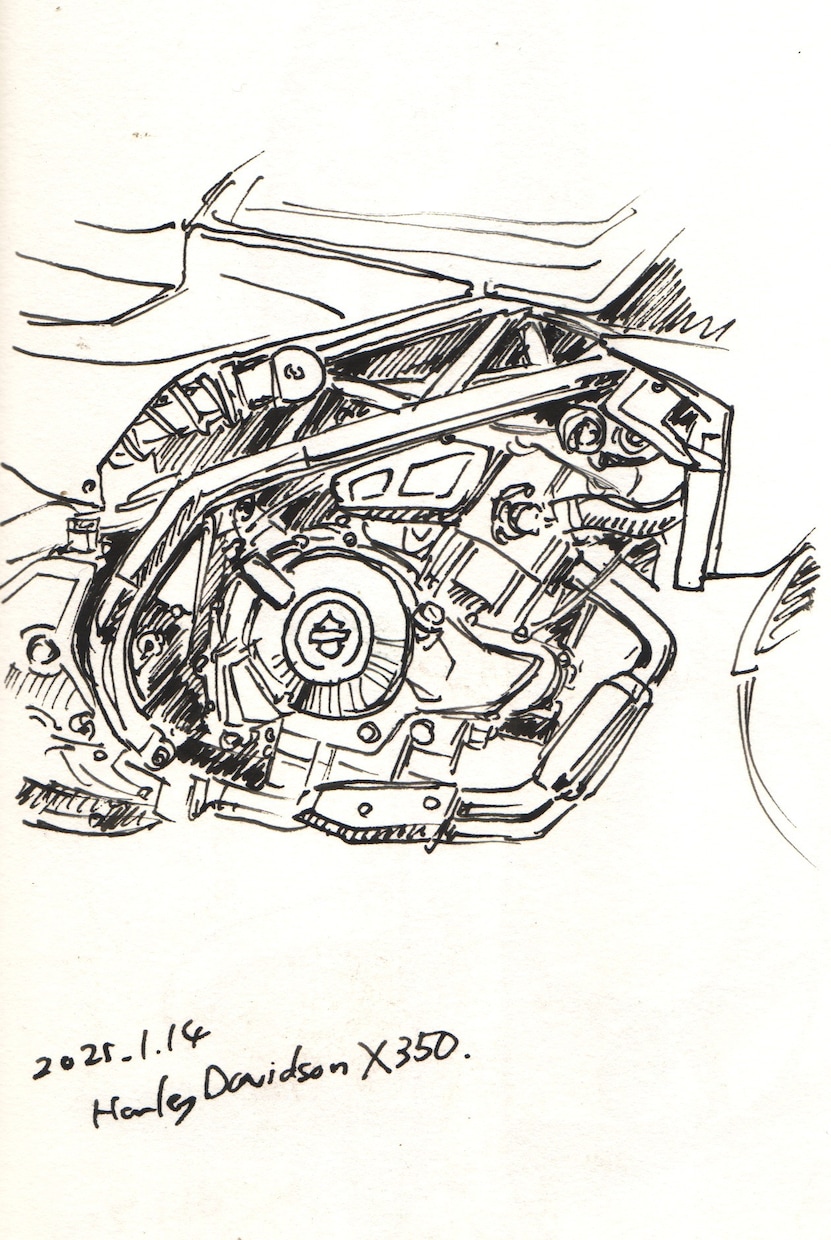 ペン画でのイラスト作成をいたします 車バイクや人物、ペットなどどんなものでもイラストにいたします イメージ5