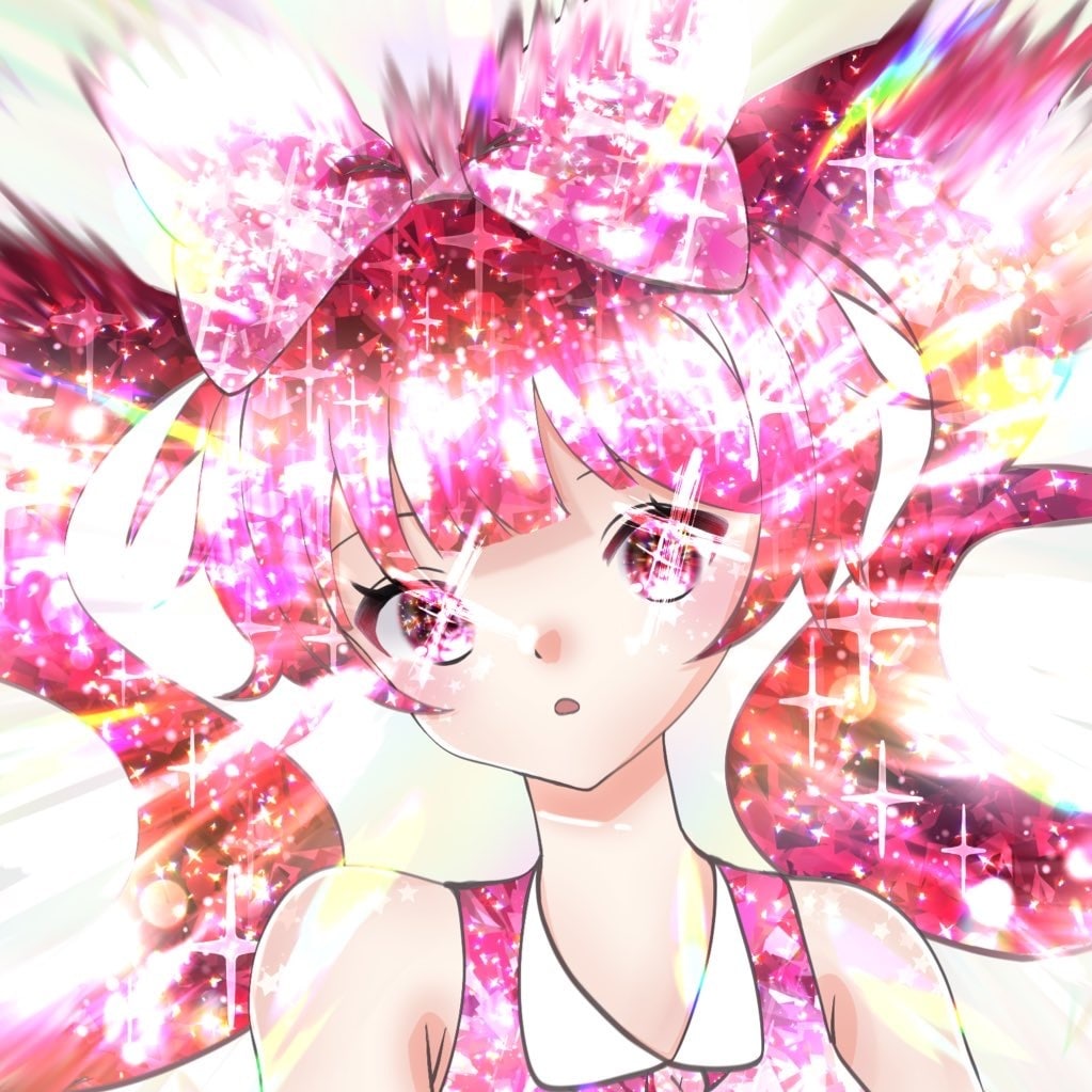キラッキラのイラストを描きます 通常よりも可愛く加工した個性的なイラストです。 イメージ3