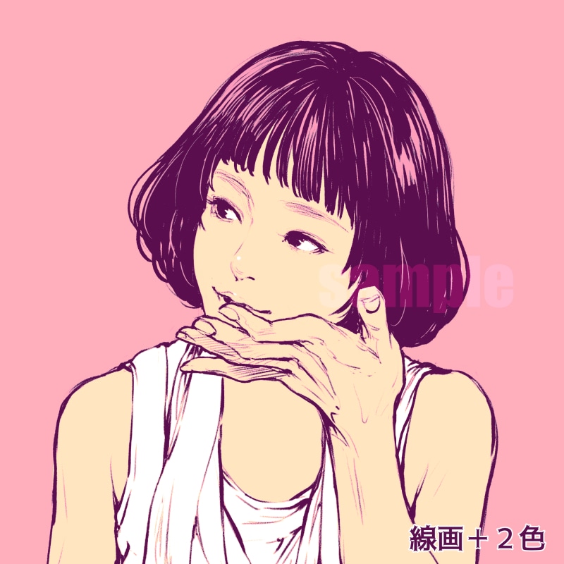 リアル寄りのアイコンお描きします シンプルだけど格好良くて目を魅くアイコンをお求めの方！ イメージ5