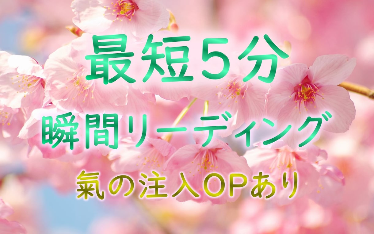 質問・相談に対して瞬間リーディングします 《最短8分》お手軽に受け取りたい方におすすめです。 イメージ1