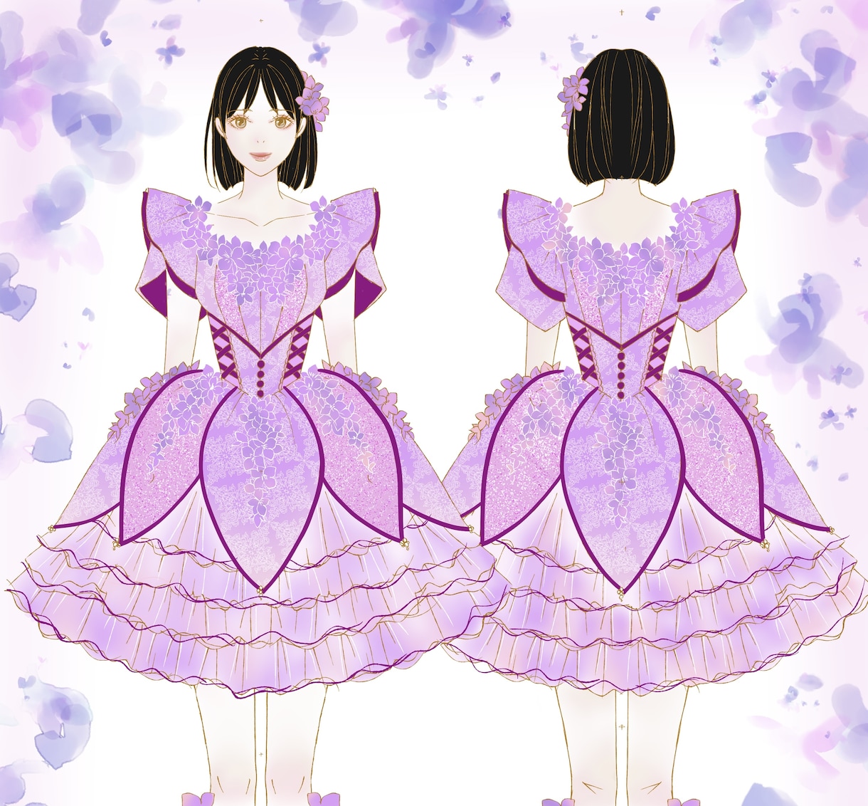 現役ドレスデザイナーがアイドル衣装をデザインします 世界観までデザイン⭐︎あなただけの1着をご提案します！ イメージ7