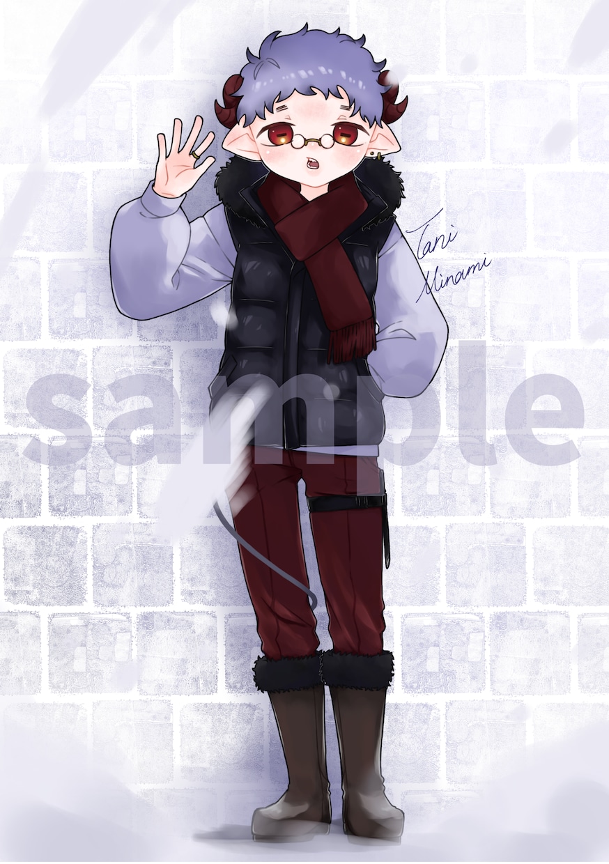修正無制限！可愛いイラストを制作します 思わず見て愛でたくなるようなイラストをお届け！ イメージ9