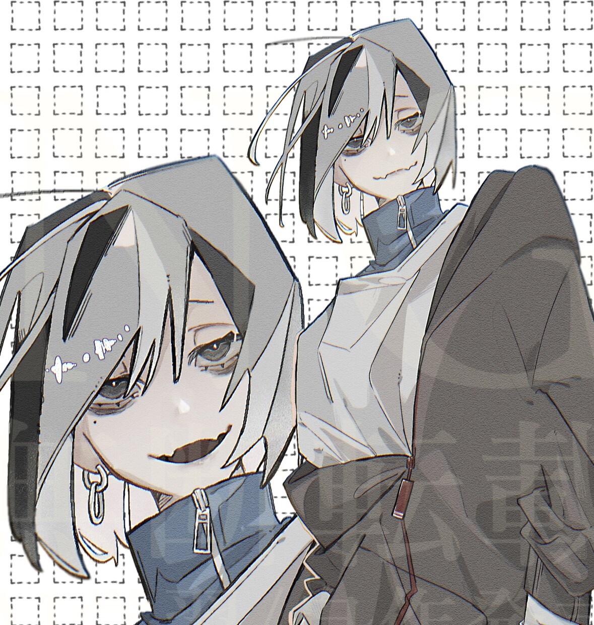 創作キャラをメインとした暗めのイラストを描きます オリジナルキャラ男女描き分け可 イメージ3