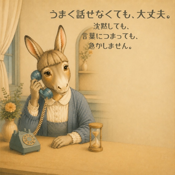 ただ聞いてほしい、そのお話をお聴きします 愚痴も雑談も、まとまらない気持ちも否定せず伺います イメージ2