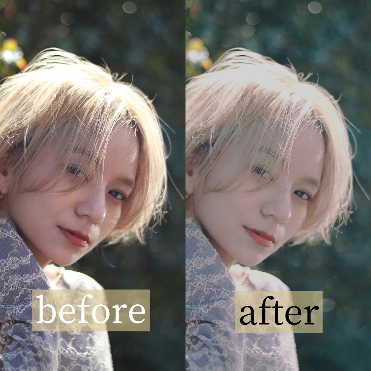 自然光風に人物写真をふんわりレタッチします 盛らずに美しく、雰囲気だけ整えたい方へ イメージ4