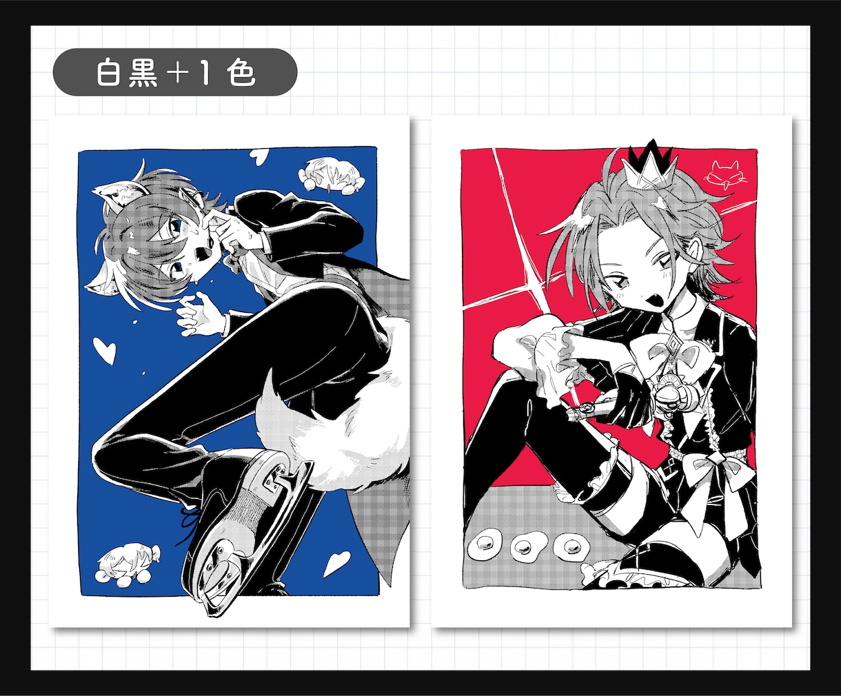 モノクロイラスト描きます 漫画制作経験多数◎漫画風でアナログ感満載！ イメージ4