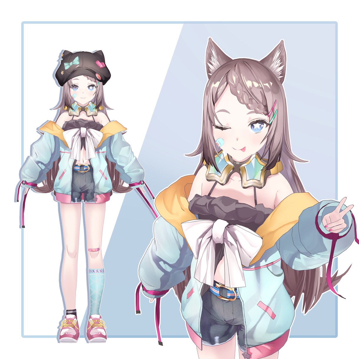 イラスト再現Vtuberさんの３Dモデルを作ります 【実績多数】２Dの魅力をそのまま3Dモデルにします！！ イメージ6