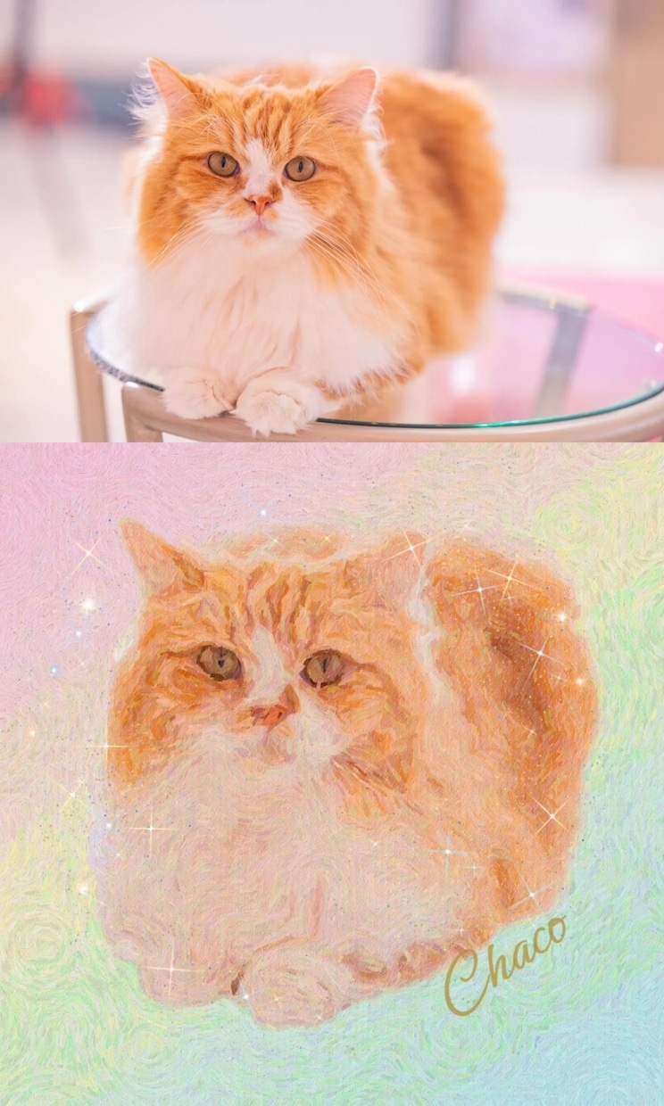 ペットの写真を絵画風にしアイコン作成します 【特別価格】お写真を絵画風に加工しアイコンを作成致します！ イメージ4