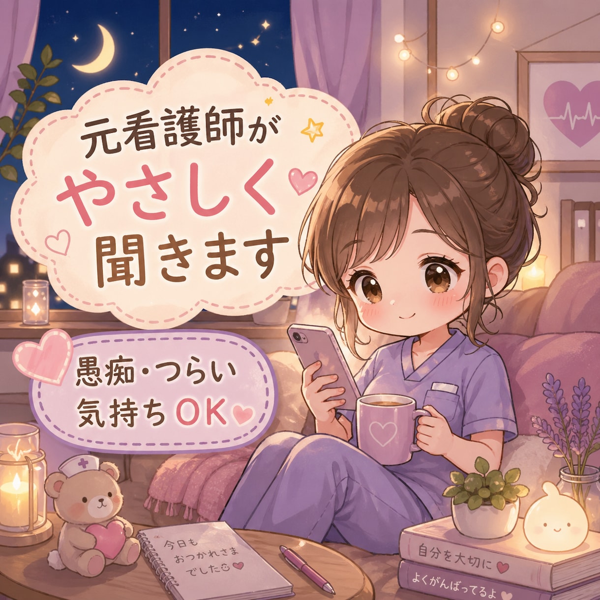 元看護師が、職場の人間関係・愚痴ぜんぶ聞きます 新人看護師さん・人間関係に悩んでる方、特に歓迎です イメージ1