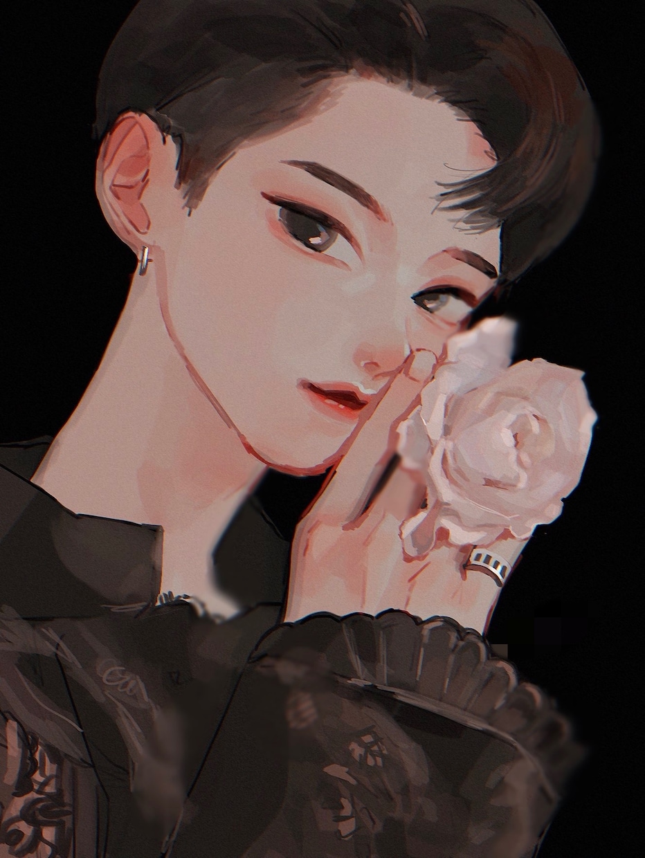 透明感のあるアイコン・1枚絵・立ち絵描きます 儚く可愛い世界観が得意です。差をつけたい方にオススメです。 イメージ2