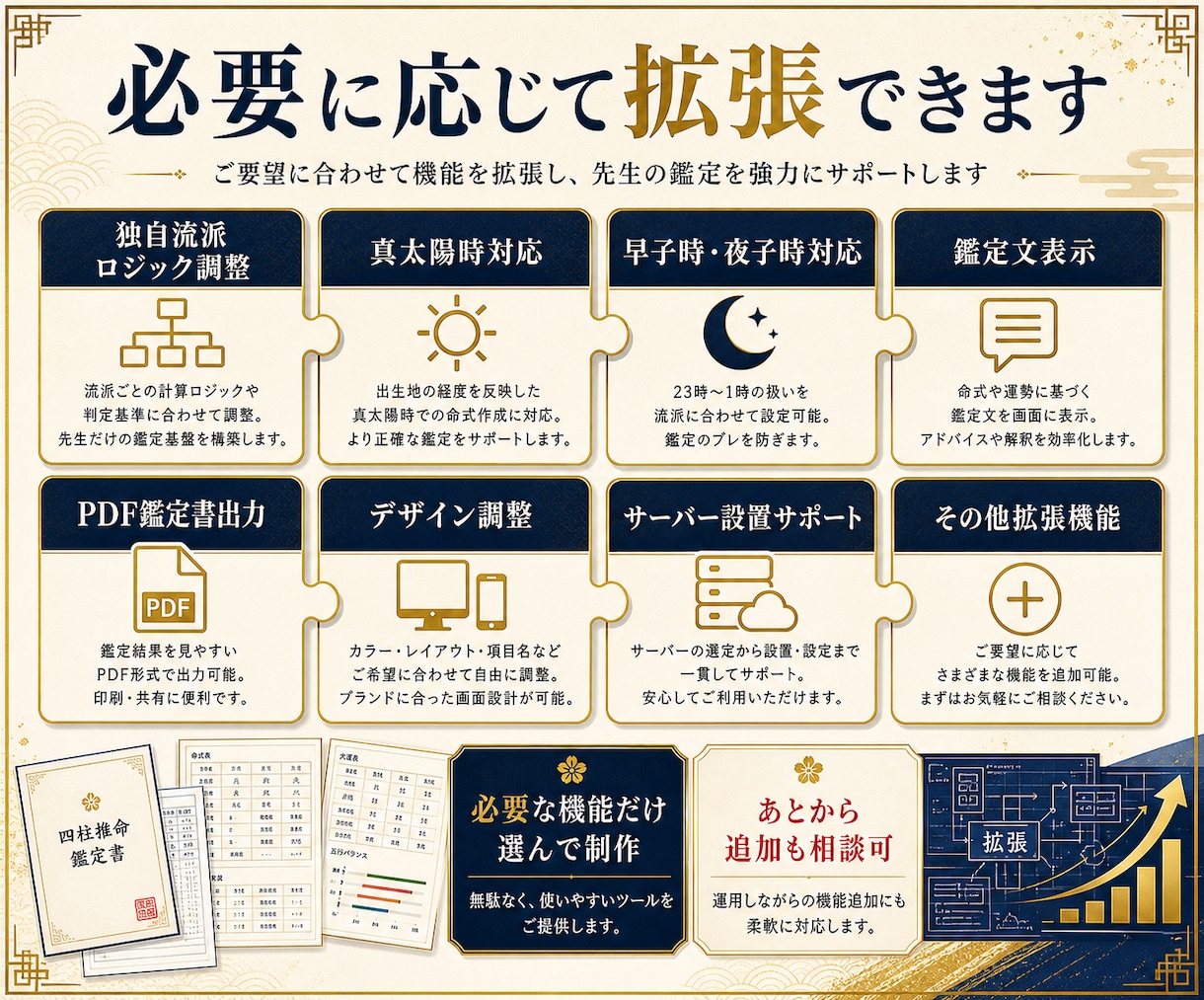 四柱推命の命式表・鑑定書自動作成ツールを制作します このページが見られていれば、もう使えます。Excel不要 イメージ7
