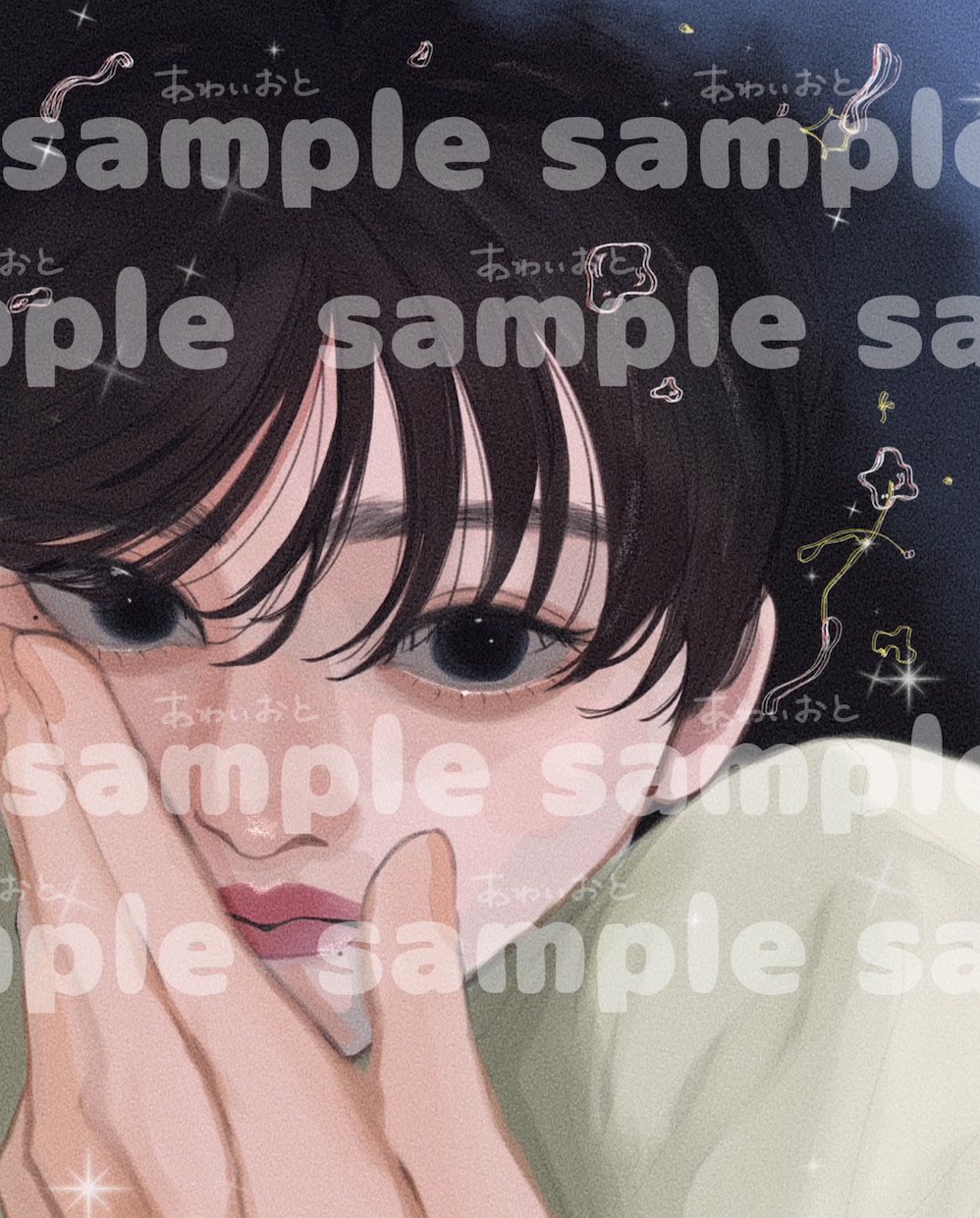 SNSアイコン・立ち絵・一枚絵を制作します 丁寧に描き込んだ美しいイラストをお届けします！ イメージ1
