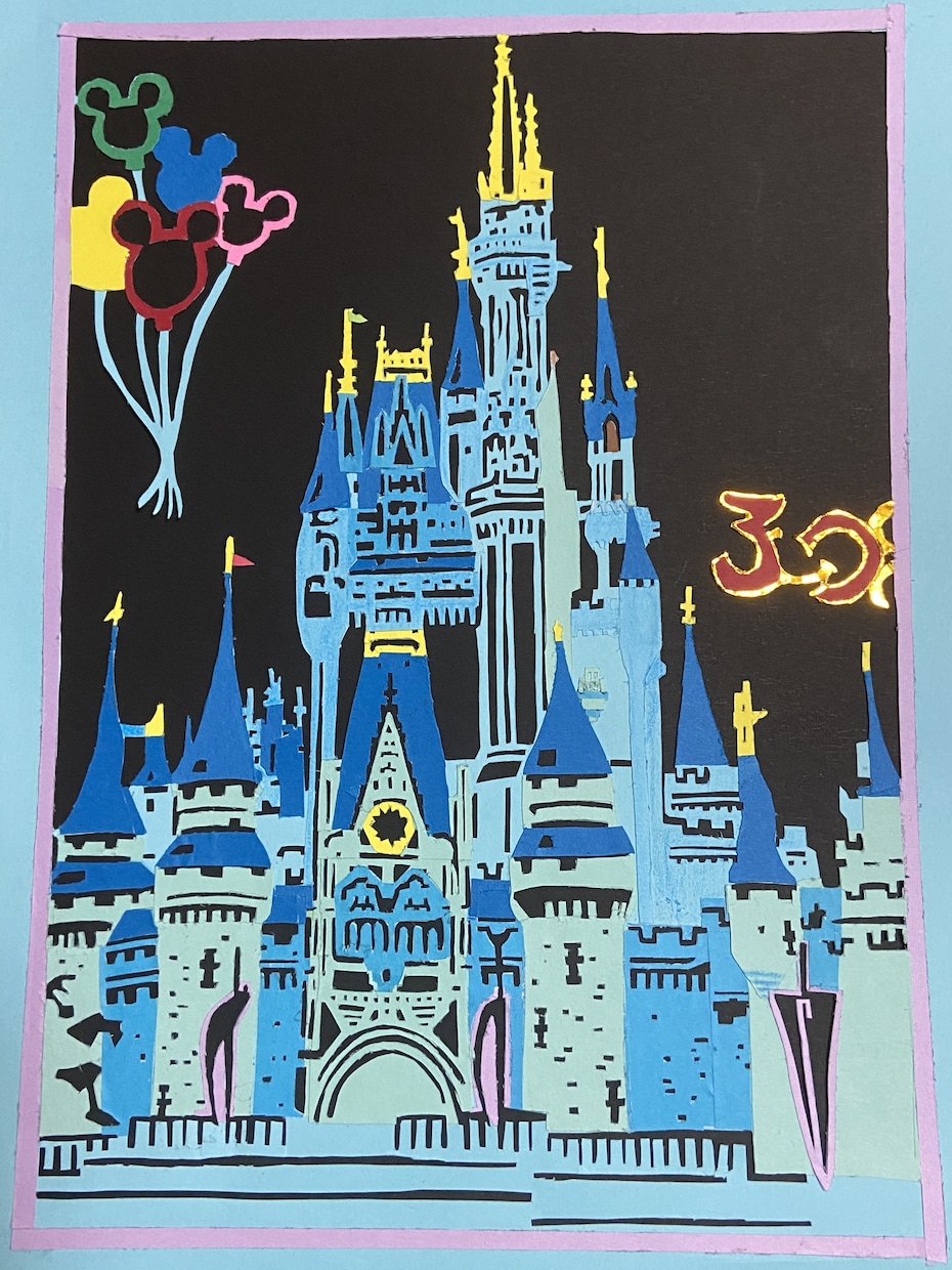 好きな写真をモノクロからカラーの切り絵にします 世界に一つだけの切り絵のデザインをあなたの元へ。 イメージ2