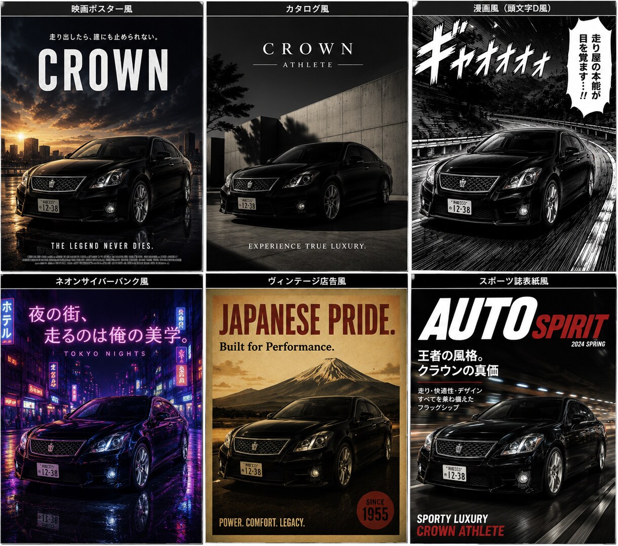 貴方の愛車を理想のデザインにします 映画風・カタログ風・レトロデザインなど柔軟に対応！ イメージ3