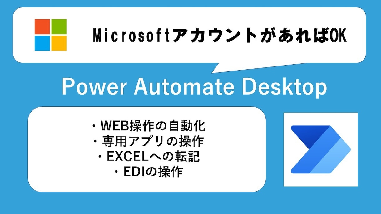Power Automateのプログラム作成します 機械的な作業自動化のお手伝いいたします。 イメージ1