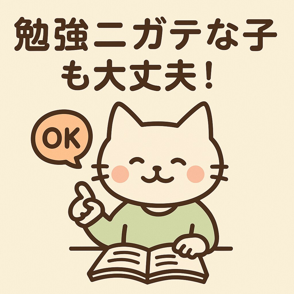 勉強ニガテな子の個別サポートします 勉強に自信がない子向けの安心サポート イメージ1