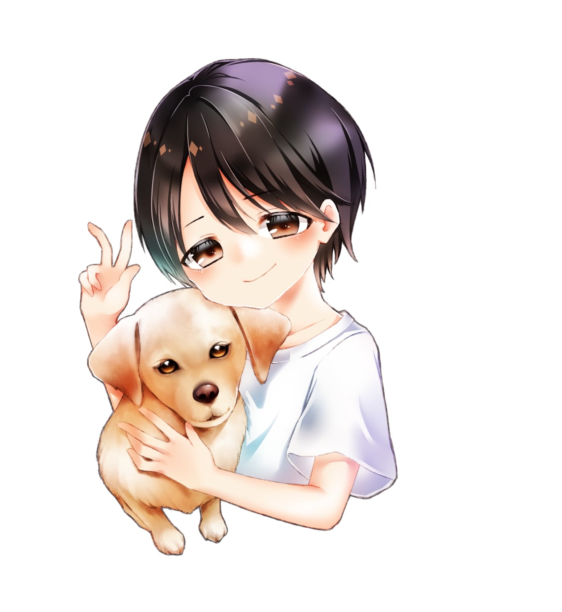 何でも使えるデフォルメキャラクターイラスト描きます SNS、配信、立ち絵、印刷、何でも使ってもらってOKです！ イメージ6