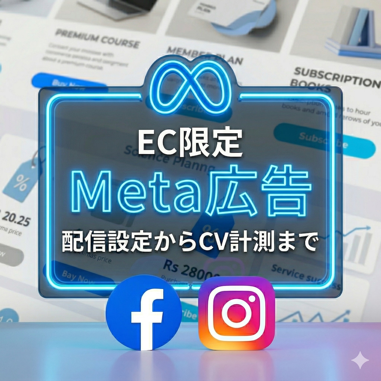 EC限定！Meta広告の配信設定対応します ＼ココナラ出品キャンペーン中／5名様限定！１万円→3000円 イメージ1