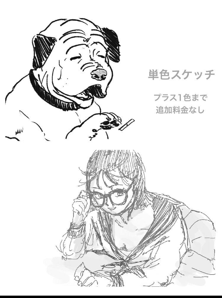アイコン制作いたします マンガのようなカジュアルなタッチ イメージ2