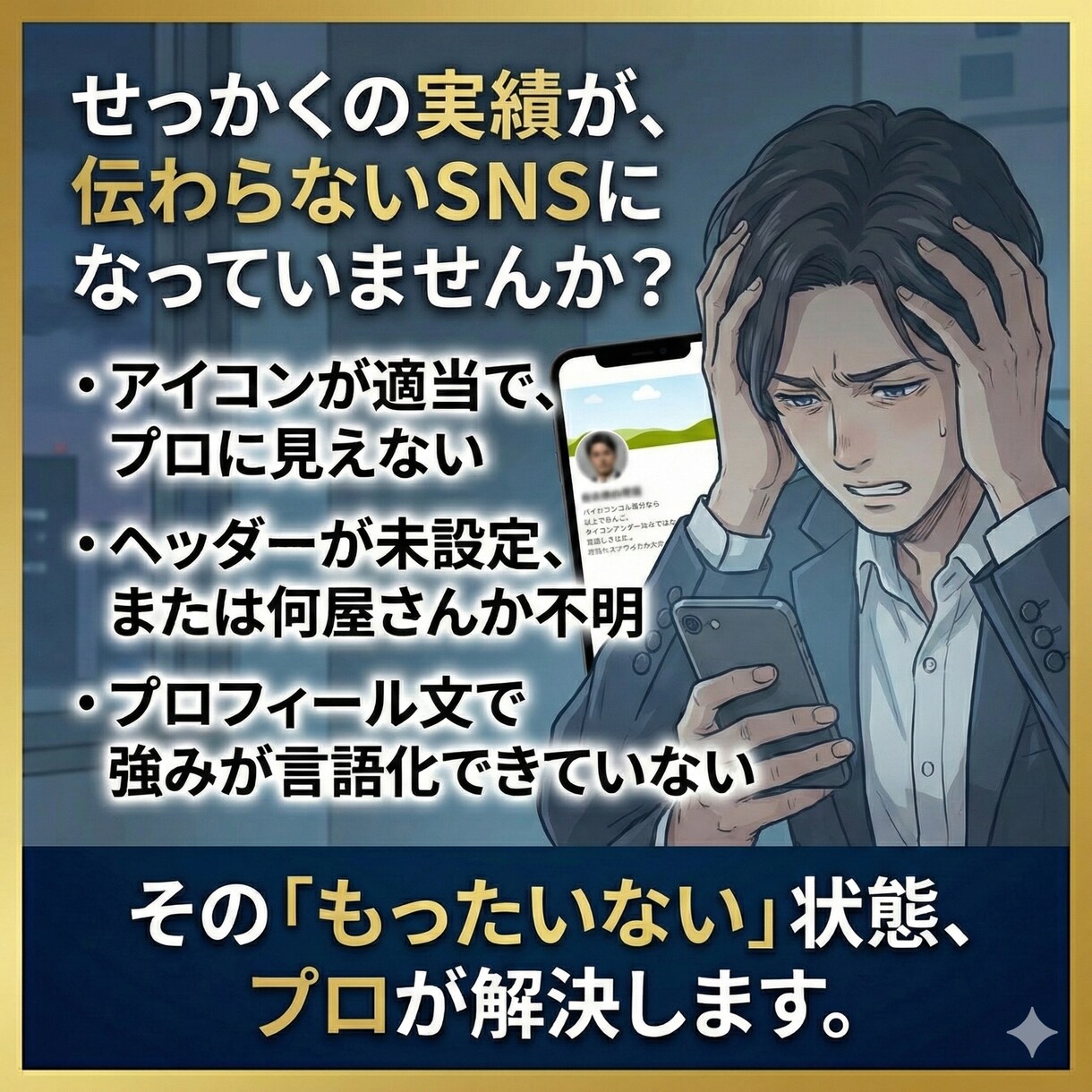 経験×AI｜SNS丸ごとブランディングします ビジネスの強みを言語化し、理想の顧客に届くプロフィール作成 イメージ2