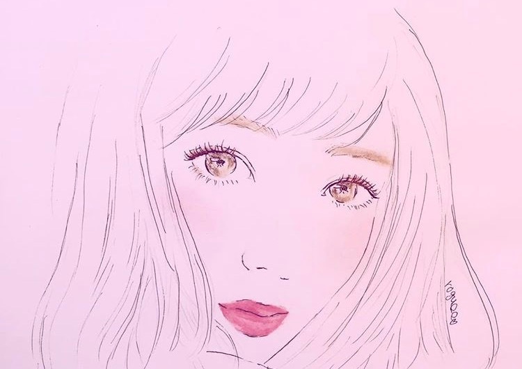 SNS用の似顔絵作成します 似顔絵でちょい盛りしたい女子にオススメ♡ イメージ3