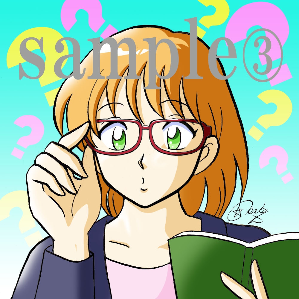 ７頭身アイコン描きます アニメのようなオリジナルキャラをあなたの顔にしませんか？ イメージ3