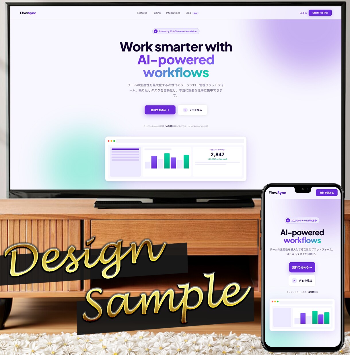 見た人を惹きつけるデザインに優れたサイト作ります 優れたデザインで必要な情報をわかりやすく イメージ6