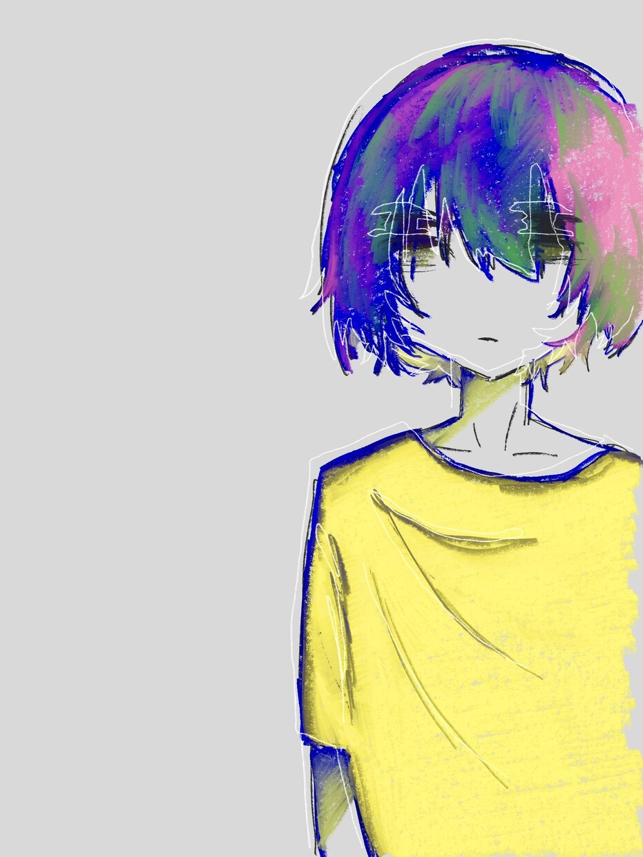どろどろの気持ちを絵にします 雨降って固まらなかった地を描いています。 イメージ6