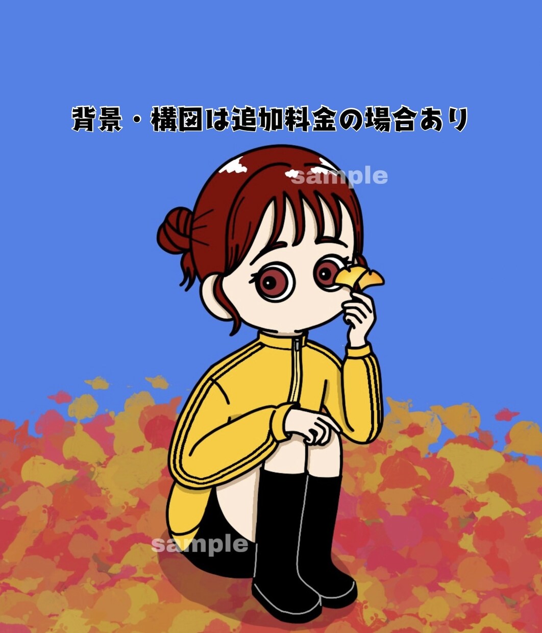 ゆるポップな似顔絵でSNSアイコンをお作りします 写真から、あなたらしい「みなたま風」イラストに イメージ5