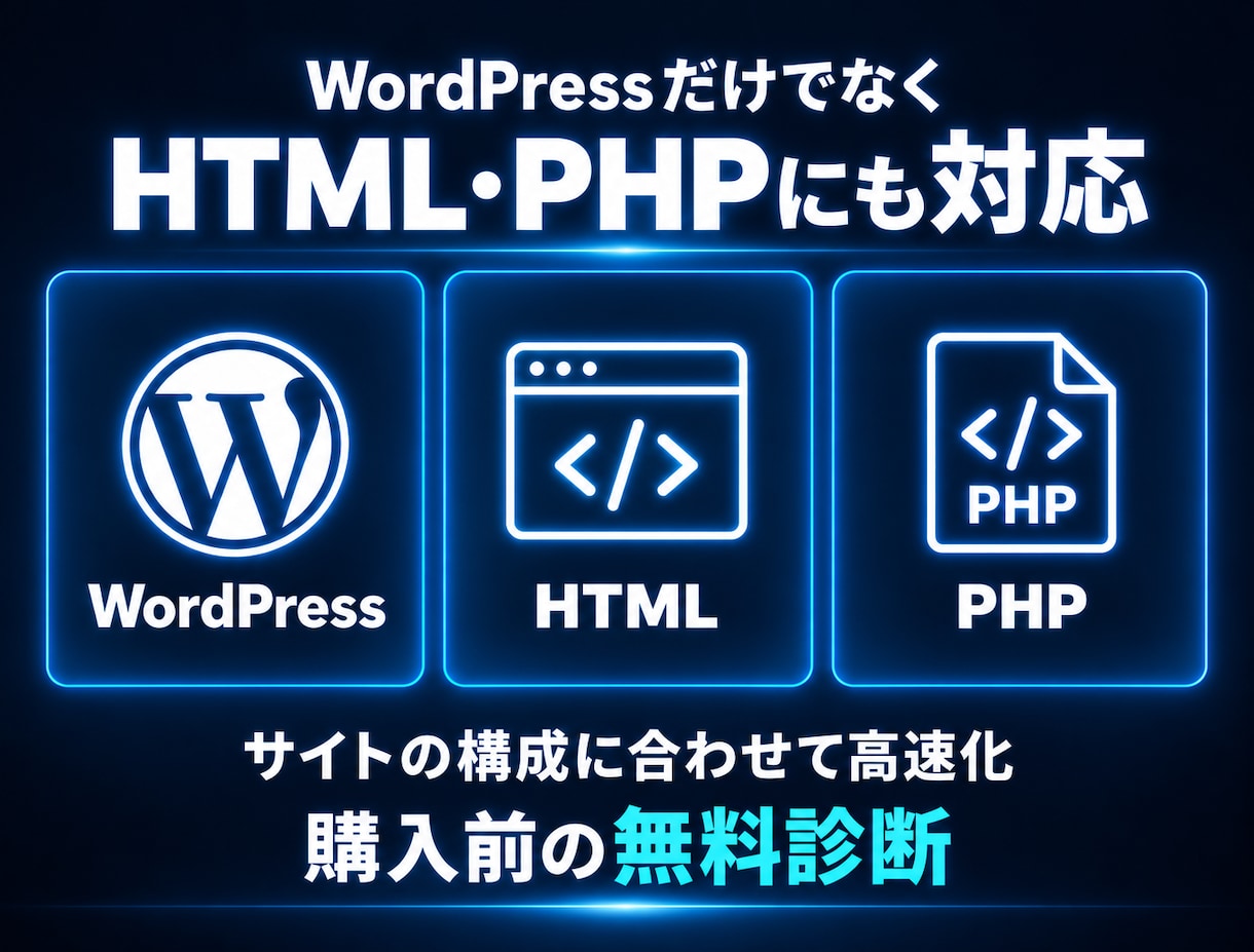 WordPressの表示速度を高速化・改善します 表示速度を改善｜SEO・AI検索の基盤づくりにも イメージ3